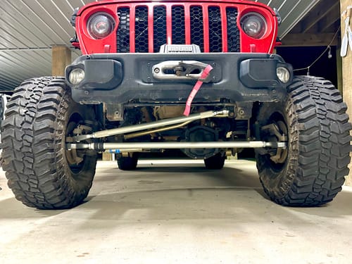 Customer photo review of CMM Offroad JT Rubicon & Wide-Track Axles Full Steering Kit
