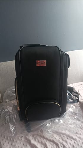 Customer photo review of Maleta Roller con cosmétiqueros y bolsillos Tamaño S