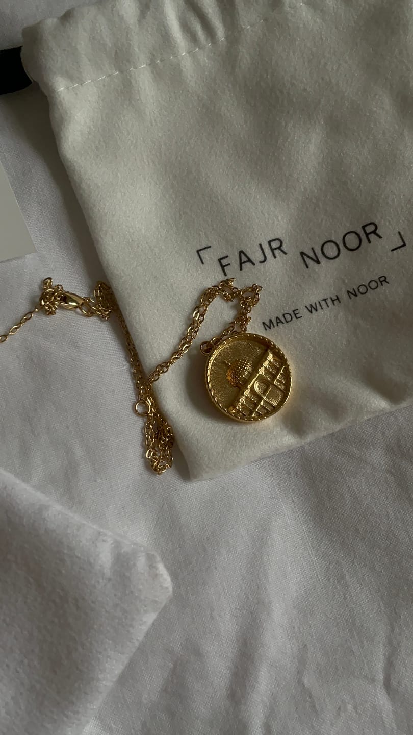 Customer photo review of Palestine Dome of Rock Necklace