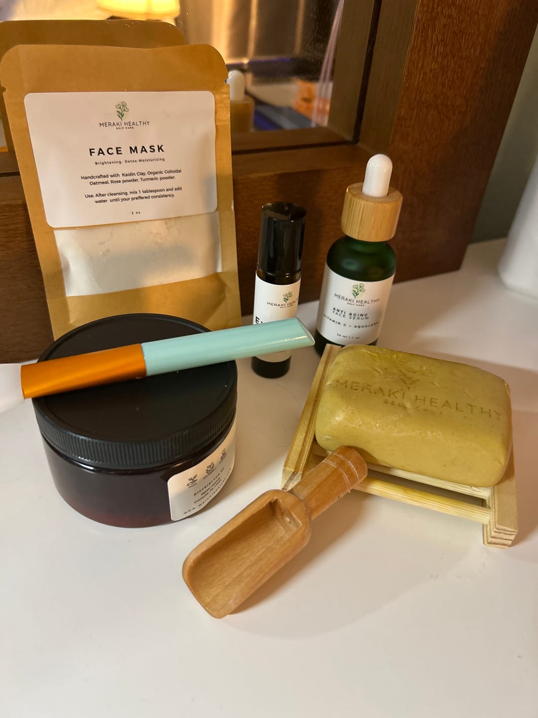 Customer photo review of Luxury Skincare Box