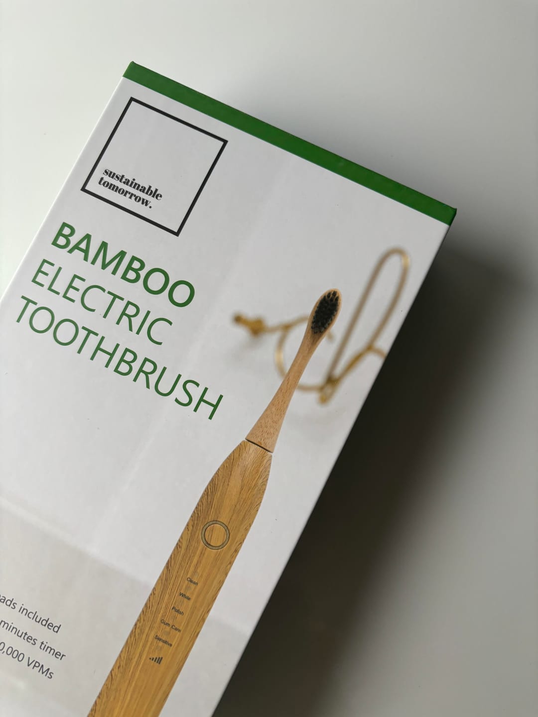 Customer photo review of Zen Bamboo Electric Toothbrush