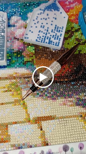 Customer video review of Diamond Painting Premium Stift Rose 3 Varianten