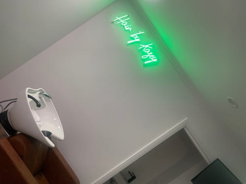 Customer photo review of Custom Neon Signs