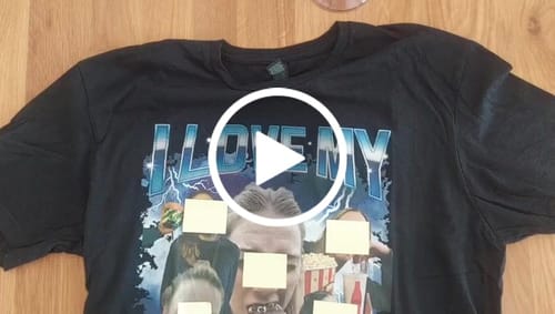 Customer video review of 90er Vintage Foto - Individuelles T-Shirt