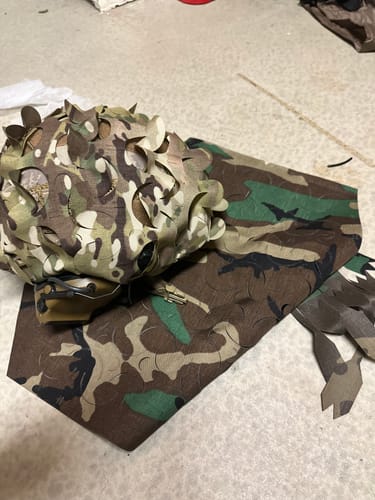 Customer photo review of Predator Ghillie™ Helmet Cover