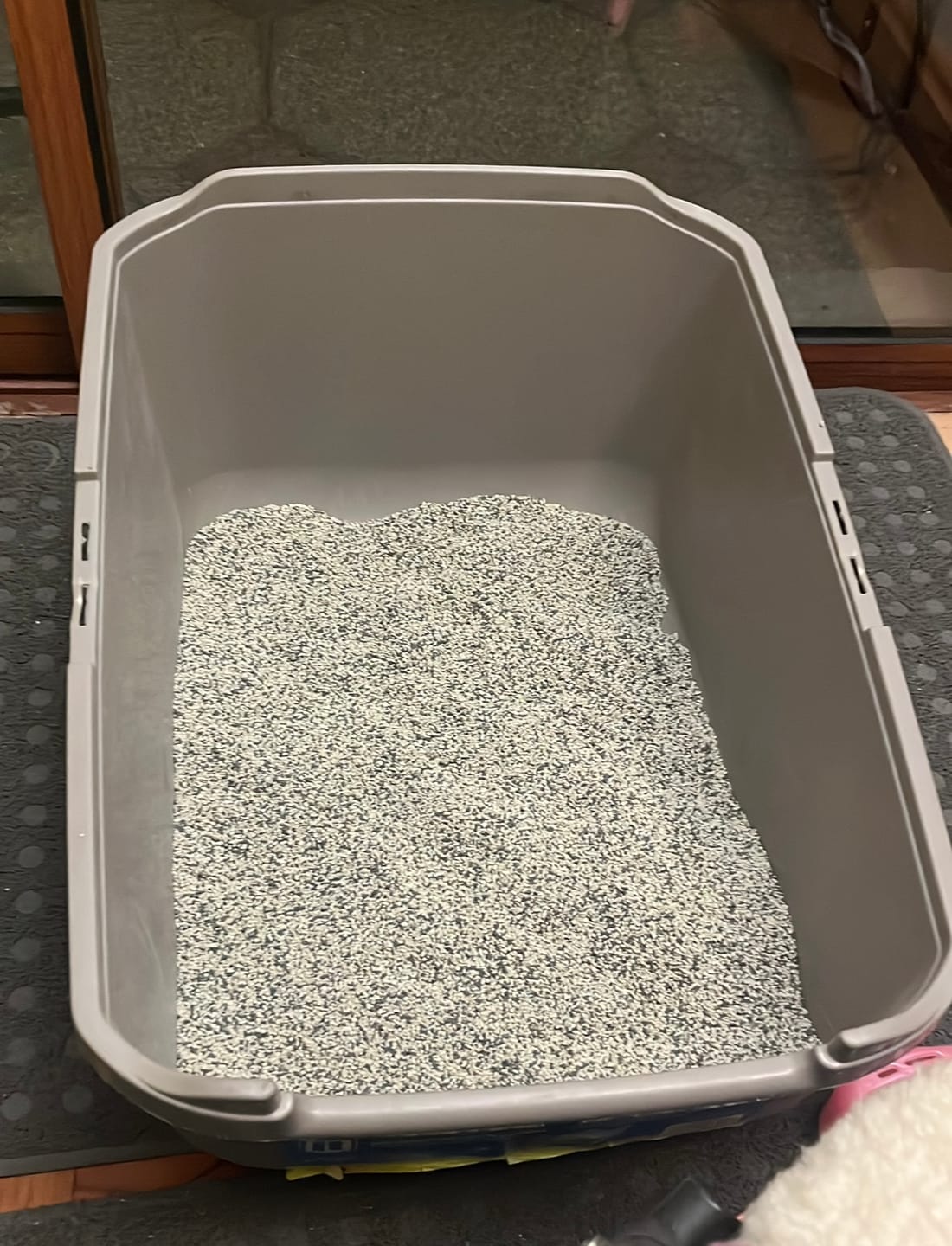 Customer photo review of Arena Minino 16kg - Carbón Activado [Nueva]