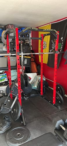 Customer photo review of F4 Power Rack with Lat Pull Down System
