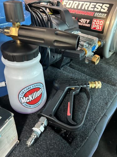 Customer photo review of Pressure Washer Upgrade Kit