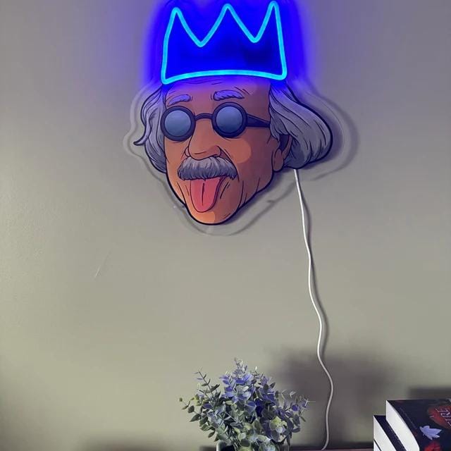 Customer photo review of EINSTEIN LED NEON SIGN