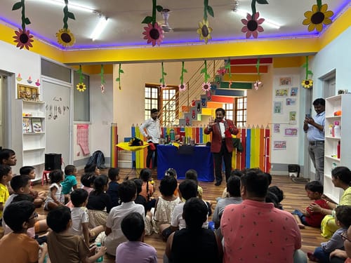 Customer photo review of Magic Show for Kids | Cambridge Wow Pre-School | HSR Layout, Bengaluru