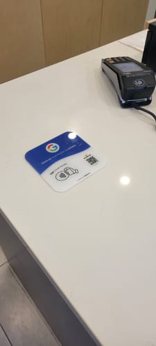 Customer photo review of Google Reviews - Plate