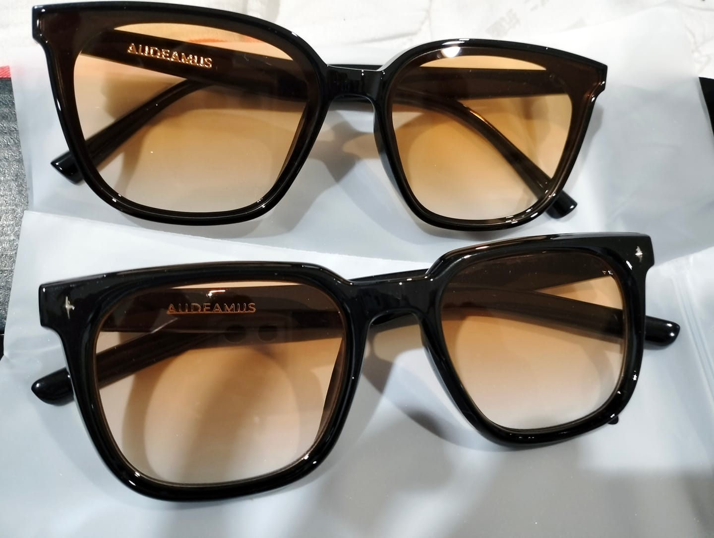 Customer photo review of Charlie Rectangular Framed Sunglasses