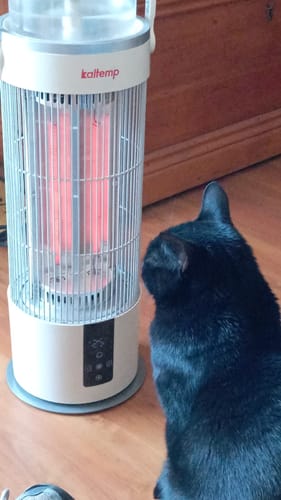 Customer photo review of Estufa Eléctrica Infrarroja Kaltemp S IR STONE BLANCO 800W