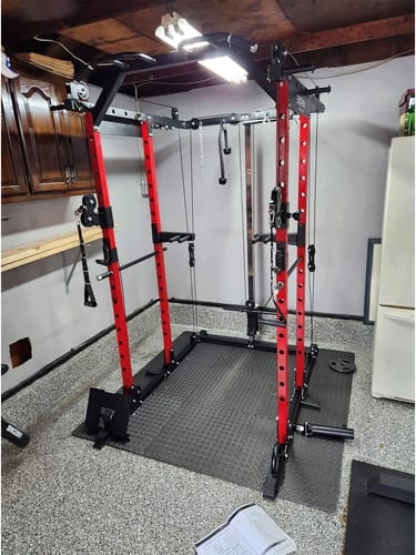 Customer photo review of F4 Power Rack with Lat Pull Down System