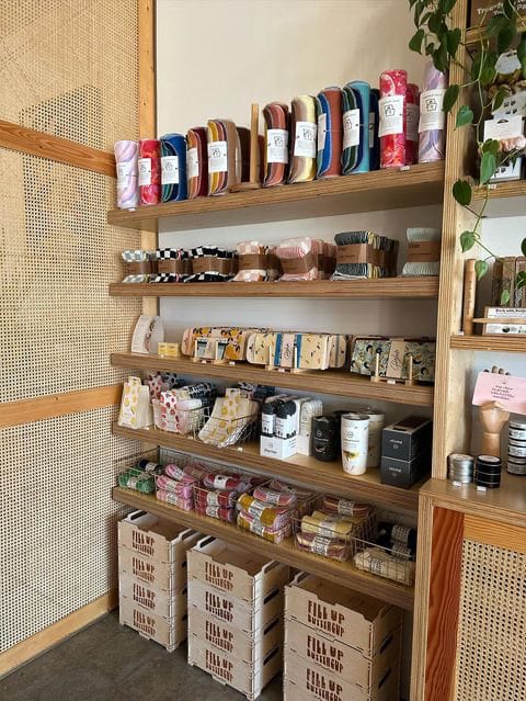 Customer photo review of Birch Plywood Alcove Shelf