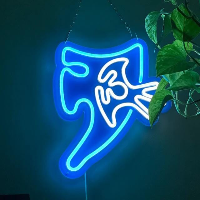 Customer photo review of ELYSIAN SPIRIT SHIELD LED NEON SIGN