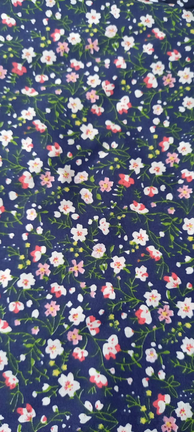 Customer photo review of Floral Field Polycotton Fabric