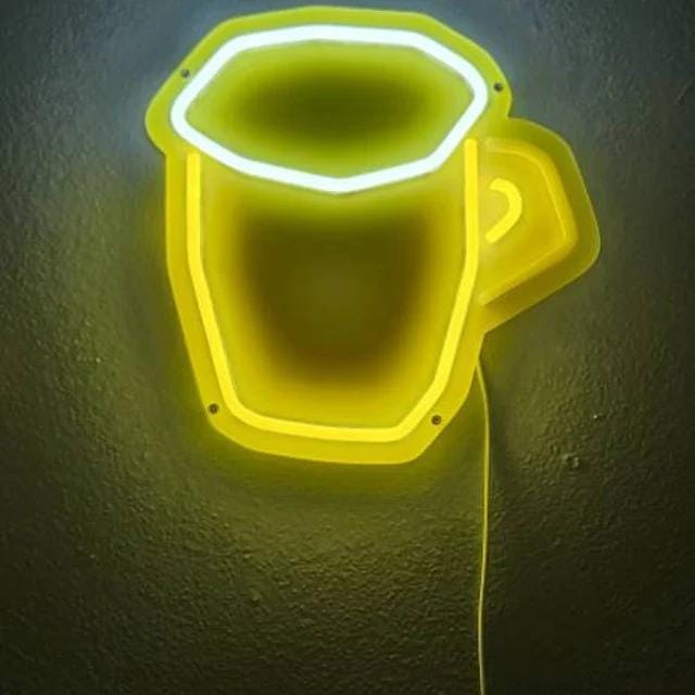Customer photo review of BEER GLASS LED NEON SIGN