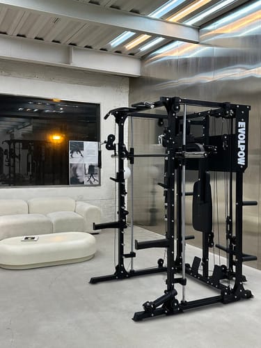 Customer photo review of EVOLPOW M2A Brute All-in-One Smith Machine Home Gym