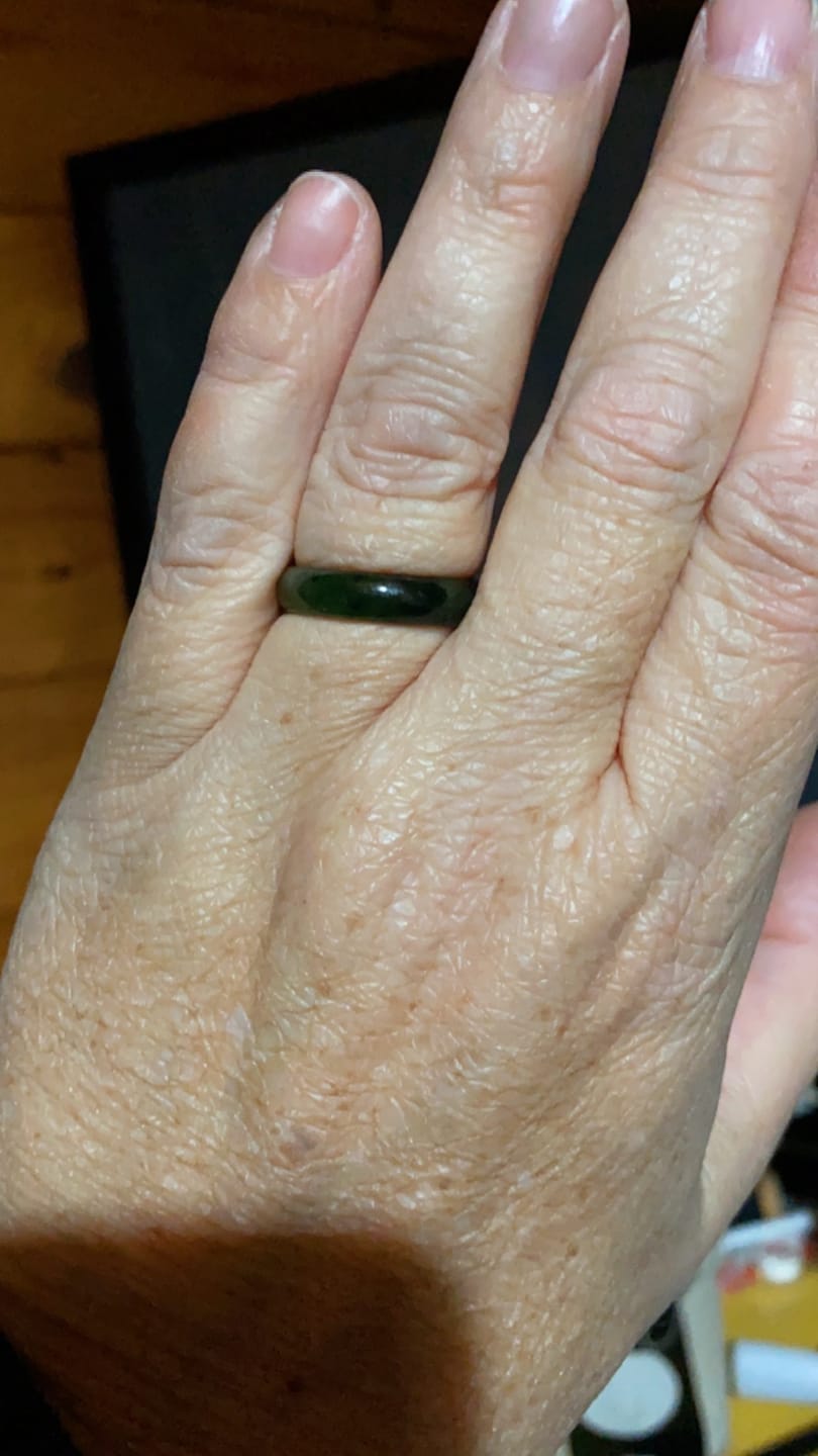 Customer photo review of Greenstone Ring