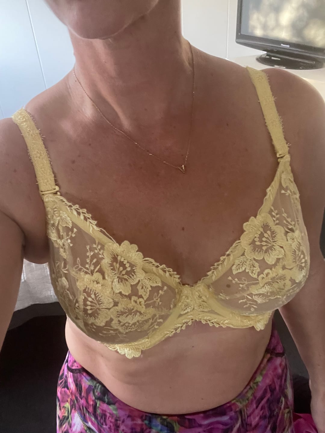 Customer photo review of EVIE BRA - CITRUS