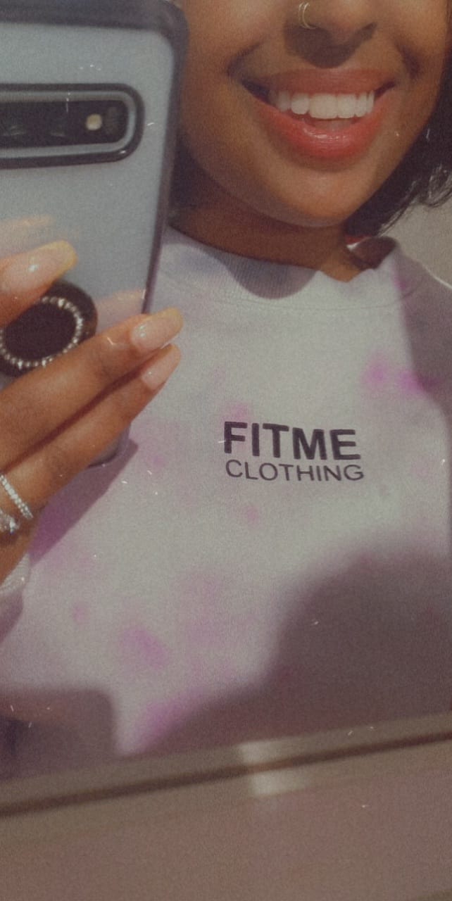 Customer photo review of Mirage Tie Dye Sweater