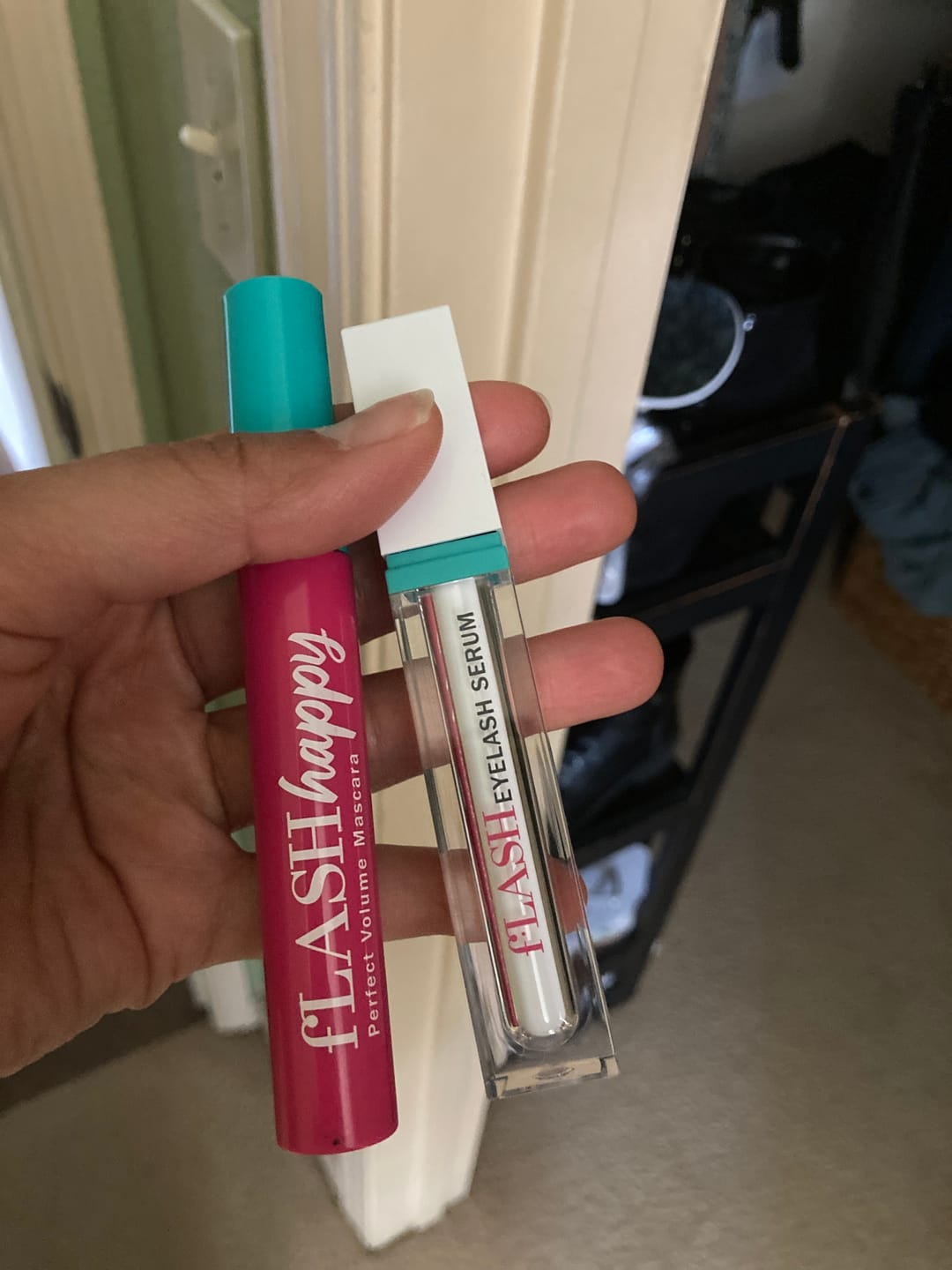 Customer photo review of Serum + Mascara Duo