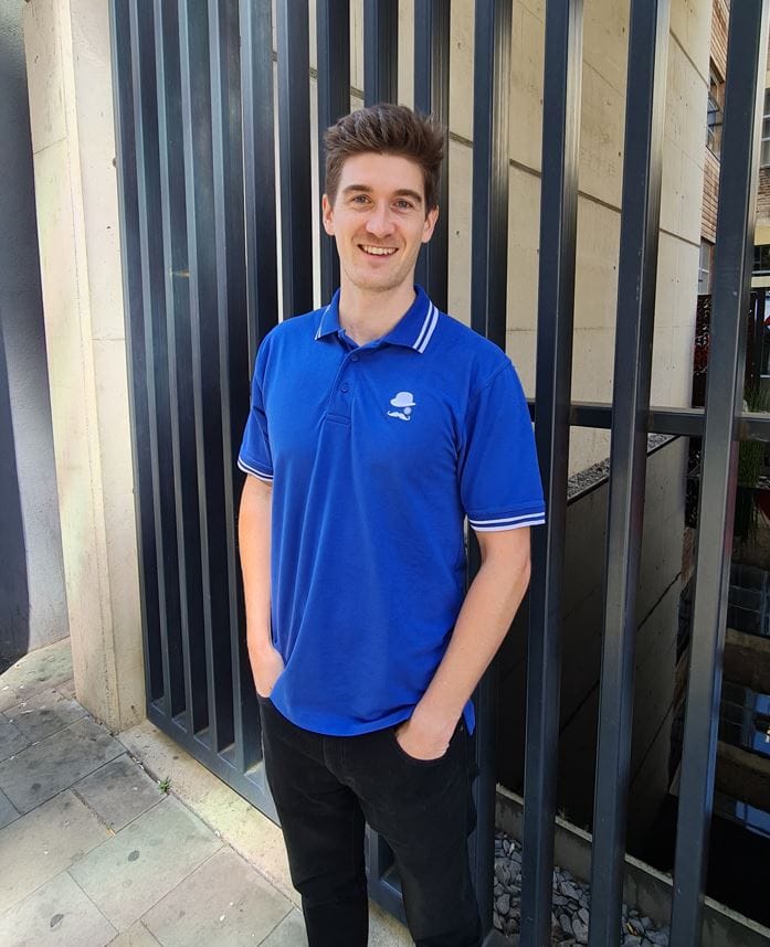 Customer photo review of Royal Blue Polo Shirt