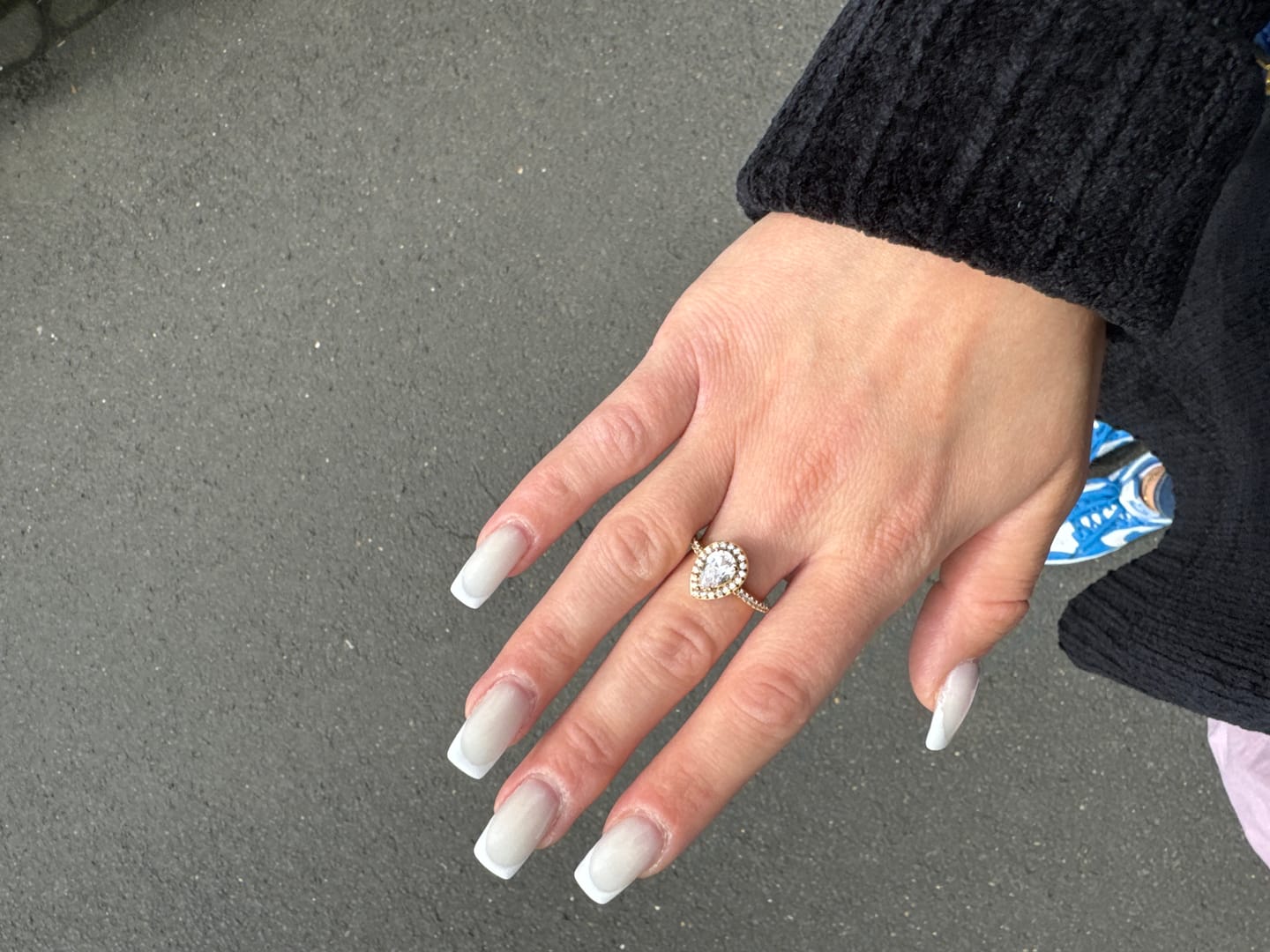 Customer photo review of Drop Ring | 18K vergoldet