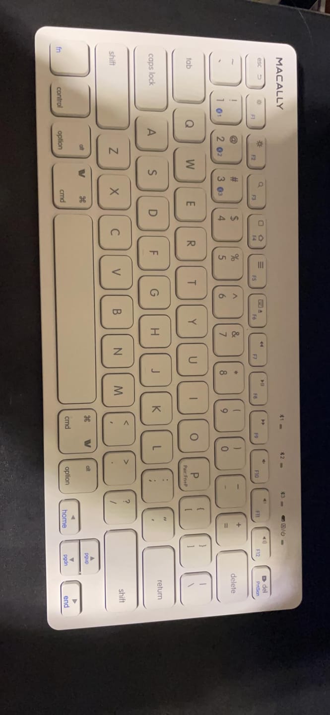 Customer photo review of Bluetooth Keyboard for Mac