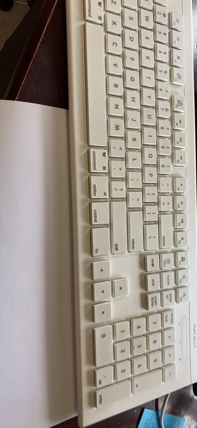 Customer photo review of USB Keyboard | Full-Size + Slim Design