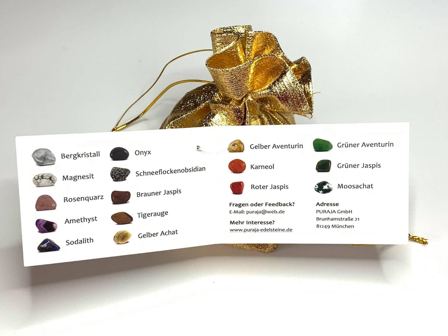 Customer photo review of Edelstein Set | Trommelsteine