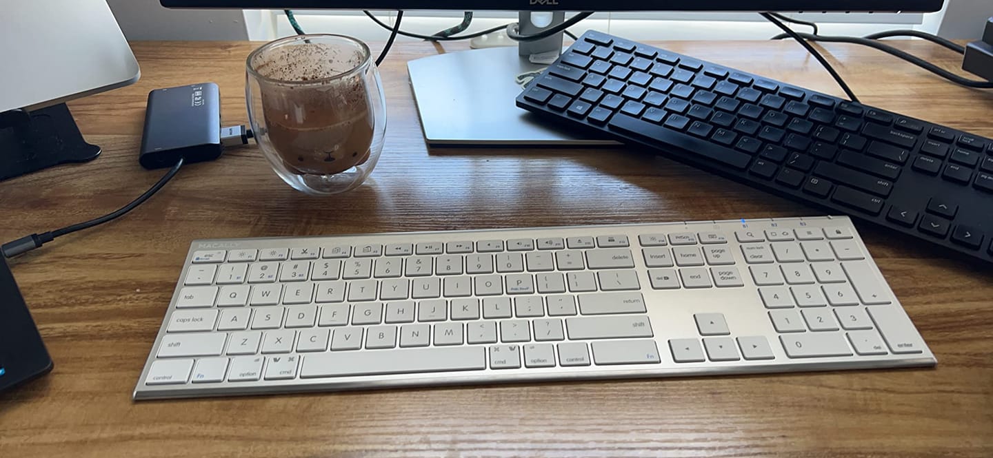 Customer photo review of The Everyday Bluetooth Keyboard for Mac