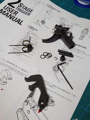 Customer photo review of Crusader Two Stage Trigger Kit for Umarex (VFC) M4 / 416 GBBR Airsoft (by VFC)