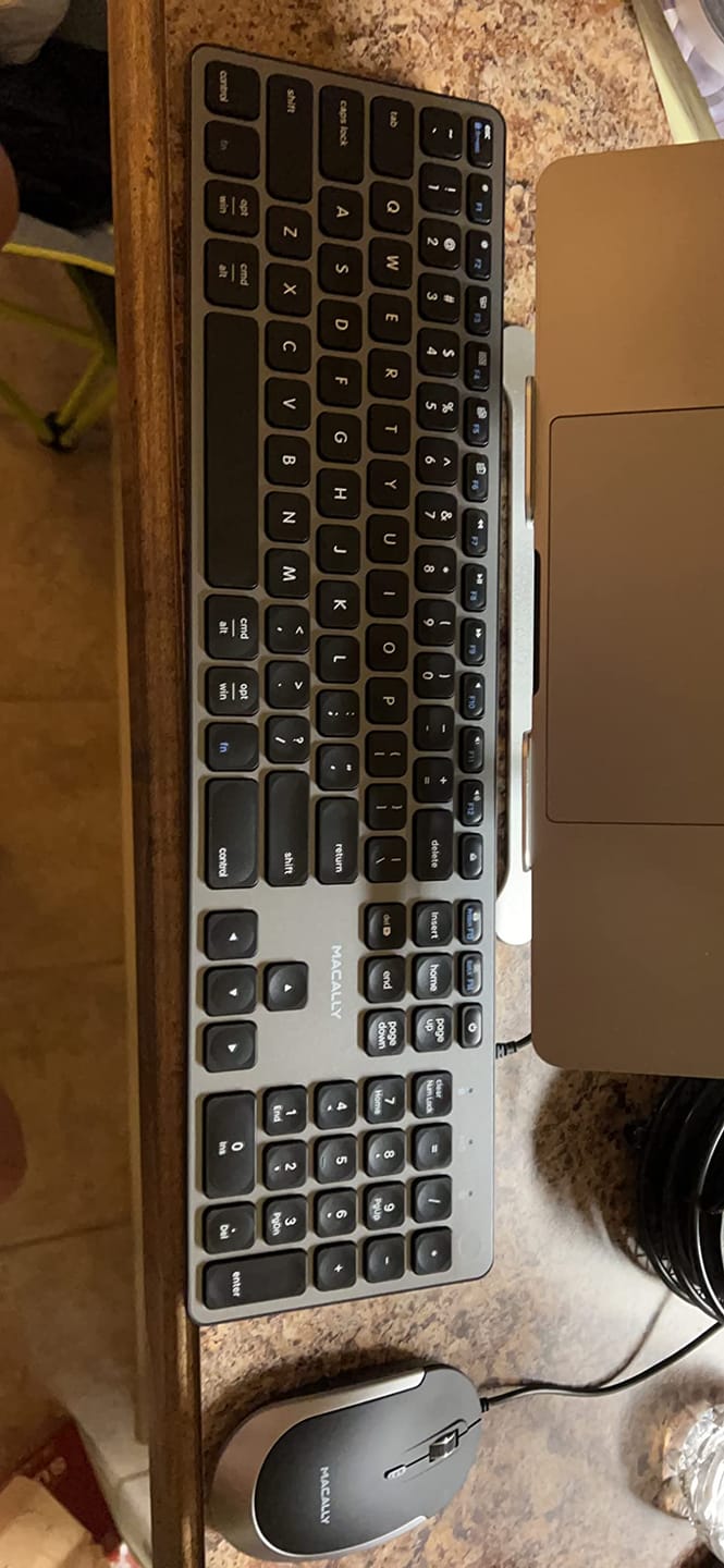 Customer photo review of USB C Keyboard | USB Hub for Mac / PC
