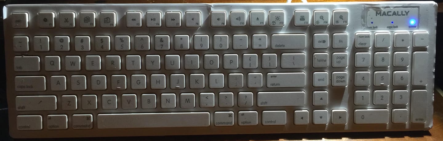 Customer photo review of USB Keyboard | Full-Size + Slim Design