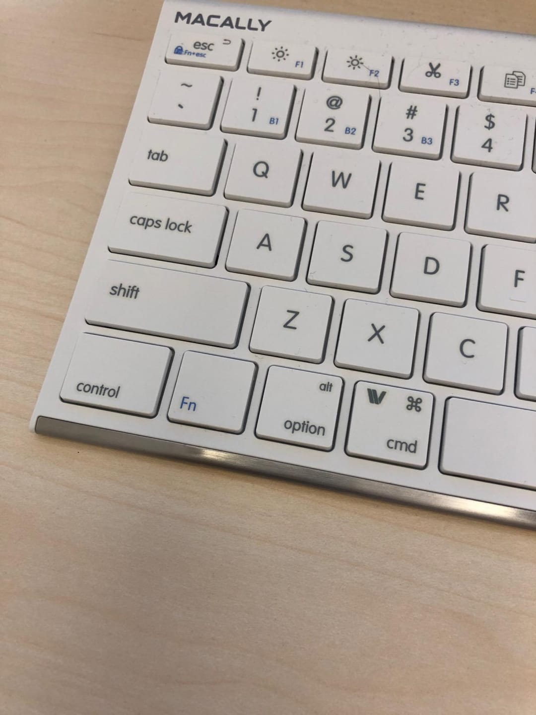 Customer photo review of The Everyday Bluetooth Keyboard for Mac