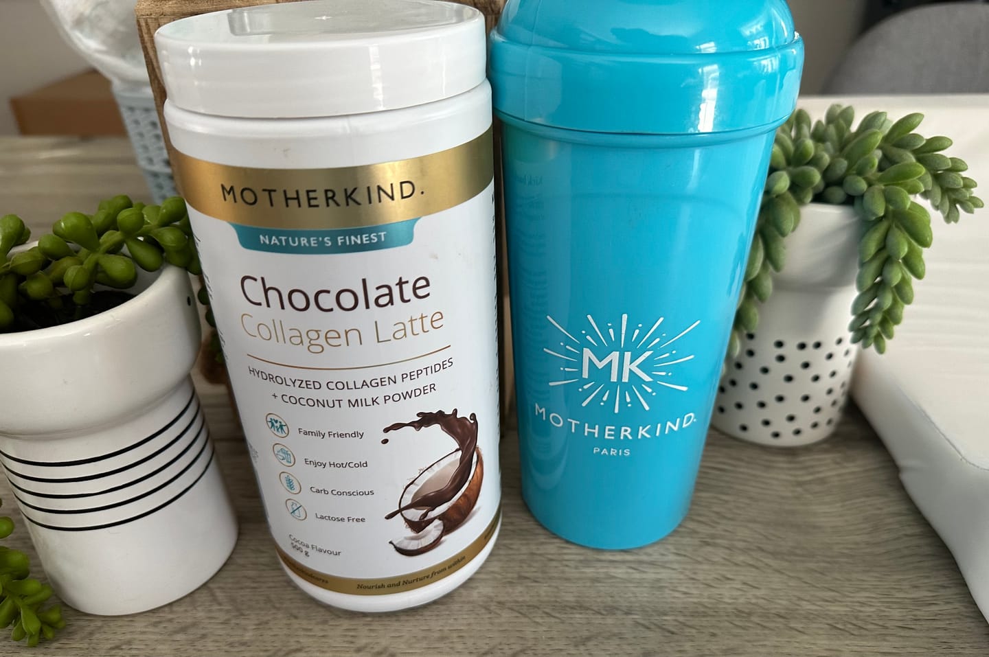 Customer photo review of Chocolate Collagen Latte