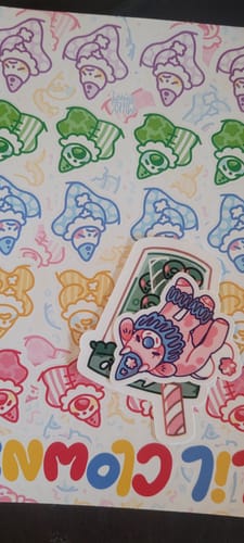 Customer photo review of Sticker Mystery Packs!