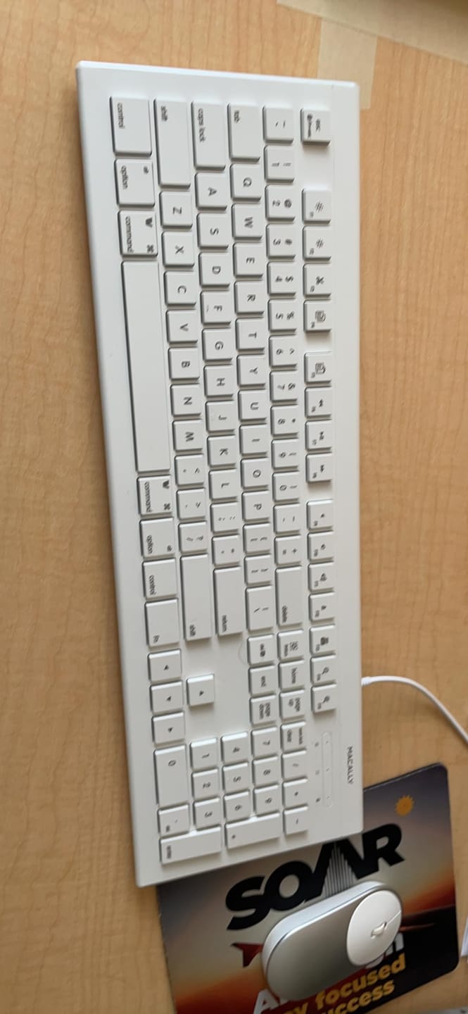 Customer photo review of USB Keyboard | Full-Size + Slim Design