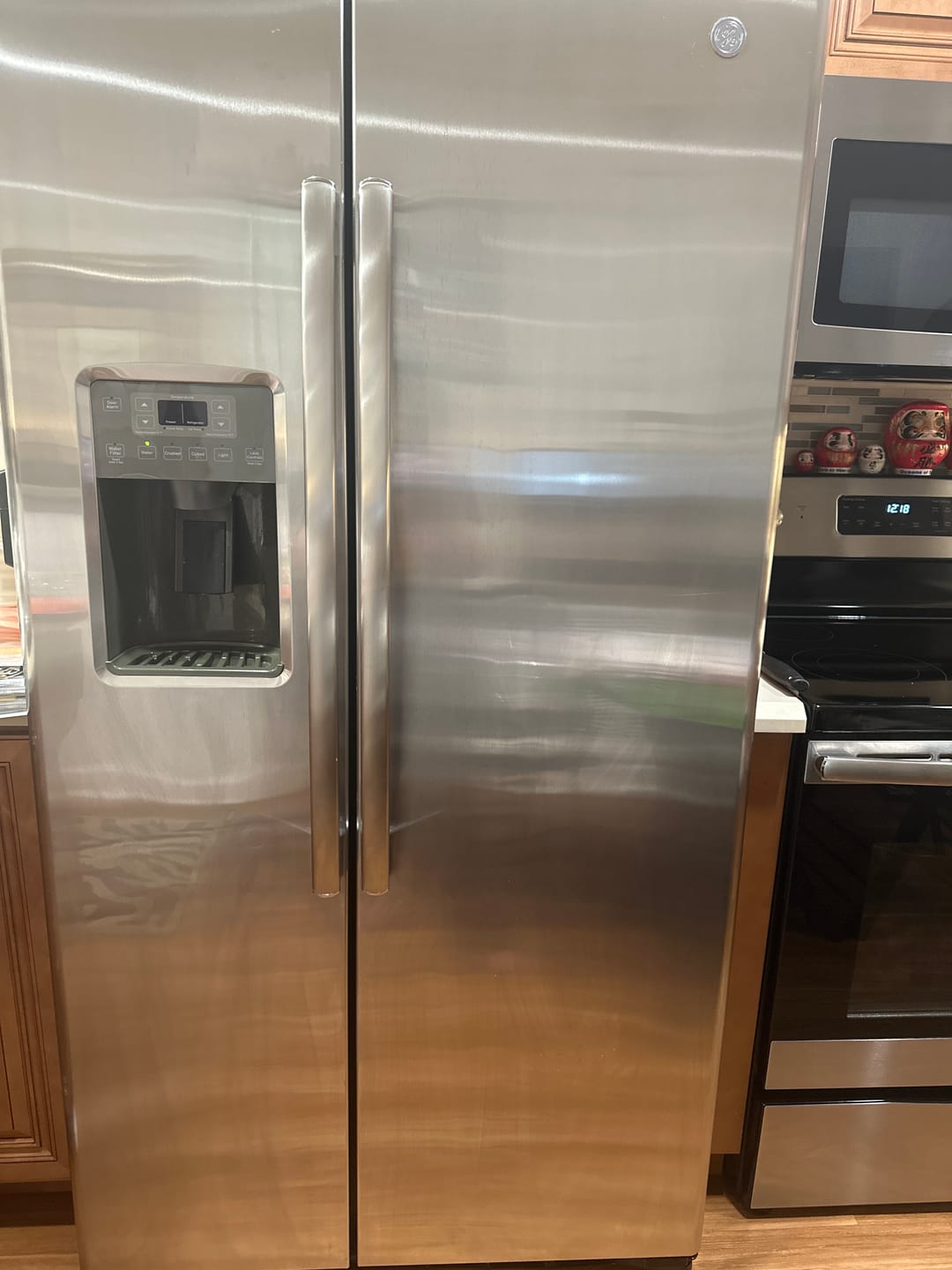 Customer photo review of Stainless Steel Cleaner & Polish 64 oz. Refill
