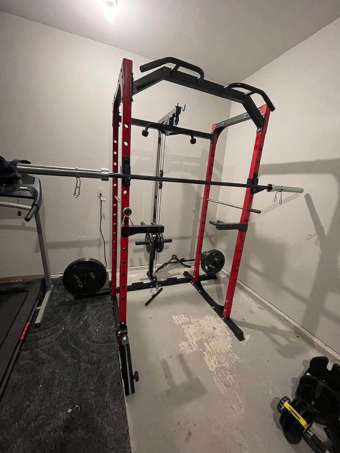 Customer photo review of F4 Power Rack with Lat Pull Down System