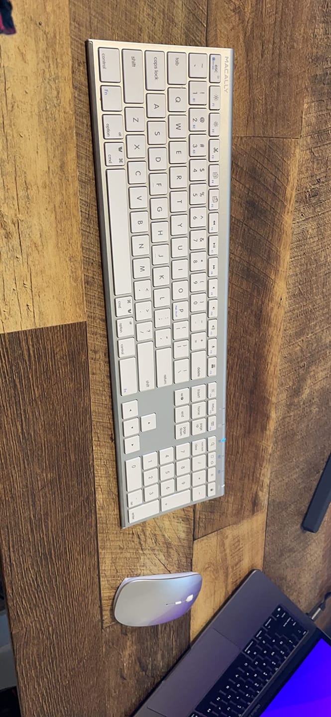 Customer photo review of The Everyday Bluetooth Keyboard for Mac