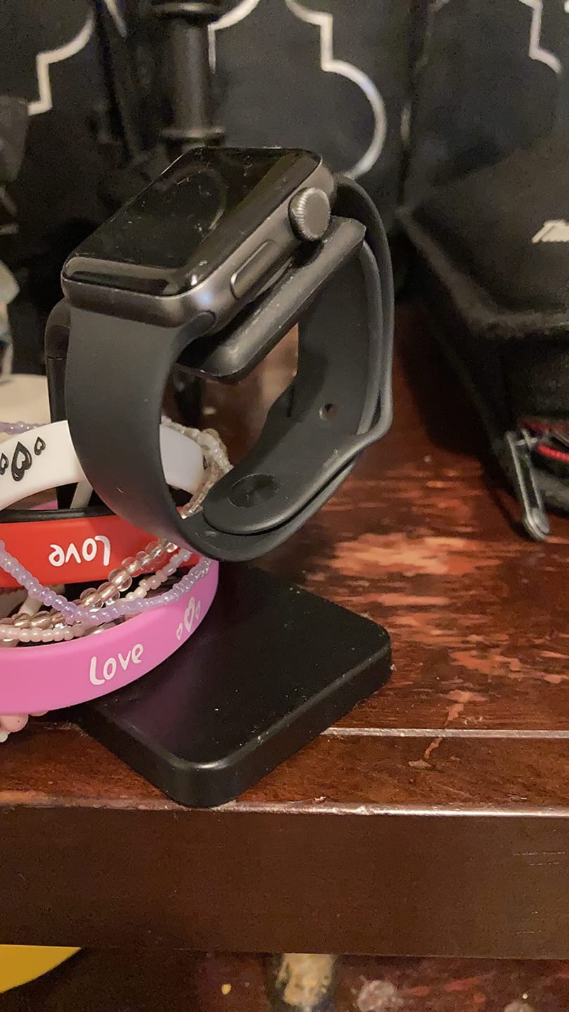 Customer photo review of Apple Watch Charger | All iWatch Series (Black)