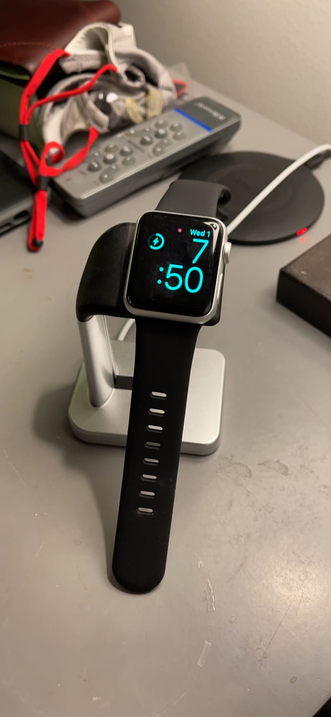 Customer photo review of Apple Watch Charger | All iWatch Series (Black)
