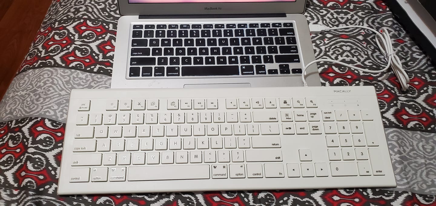Customer photo review of USB Keyboard | Full-Size + Slim Design