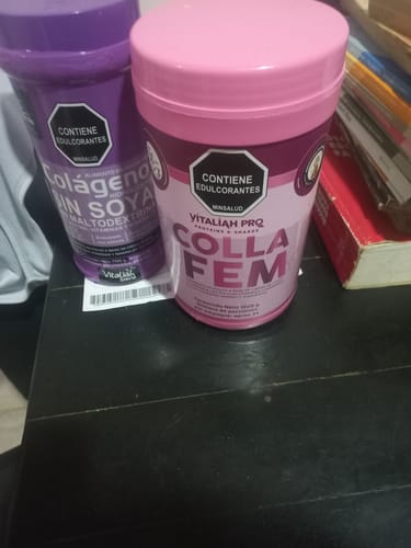 Customer photo review of Vitaliah Pro - COLLAFEM - Colágeno Marino 1020 g