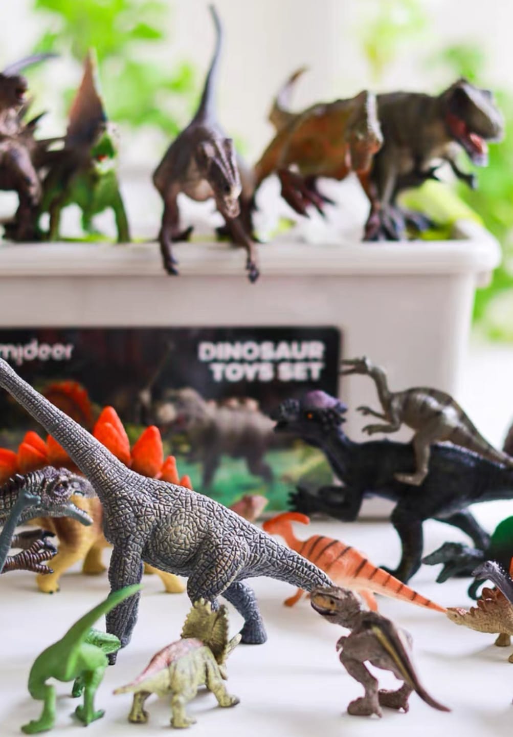 Customer photo review of Mideer Dinosaur Toys Set 24 Pcs