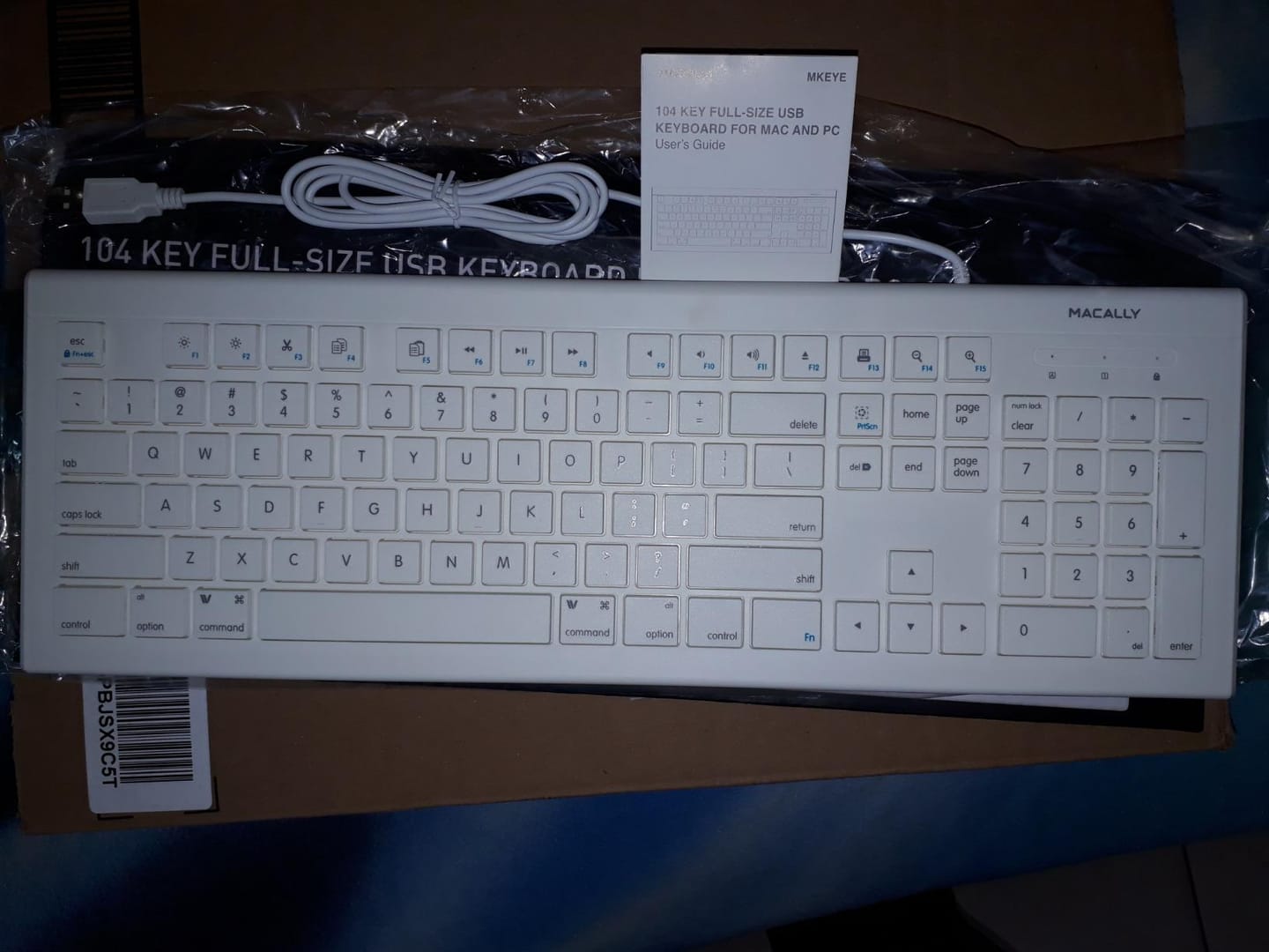 Customer photo review of USB Keyboard | Full-Size + Slim Design