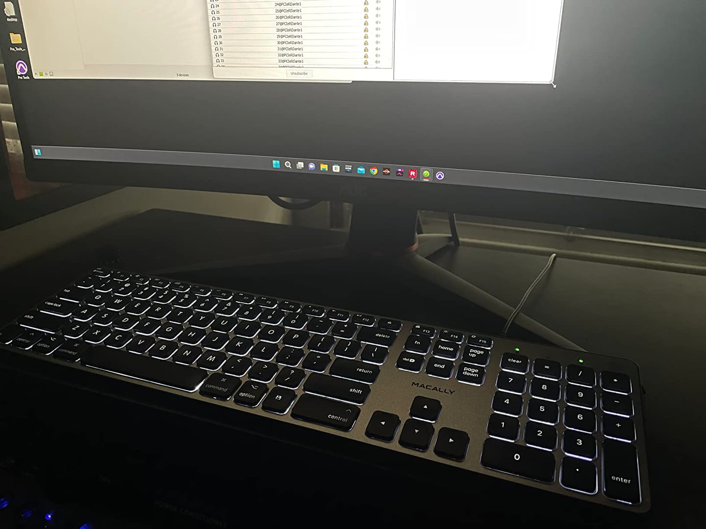 Customer photo review of Backlit Keyboard USB | FullSize/Bright